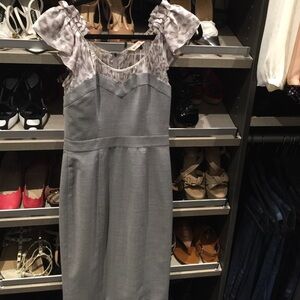 Rebecca Taylor Gray Midi Dress